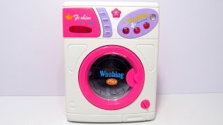 Toy Washing Machine Lots of Fun Review Распаковка детской стиральной машинки и обзор игрушки