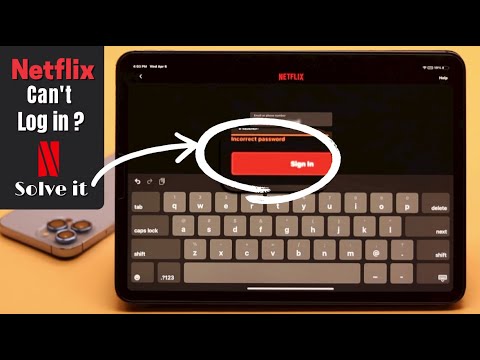 Can't Log In to NETFLIX from iPad/iPhone? How To Fix! [Netflix Sign-in Error]