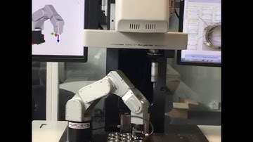 Machine tending with the Meca500 robot
