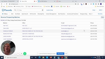 How to run reverse prospecting on a listing in FLEX MLS 2