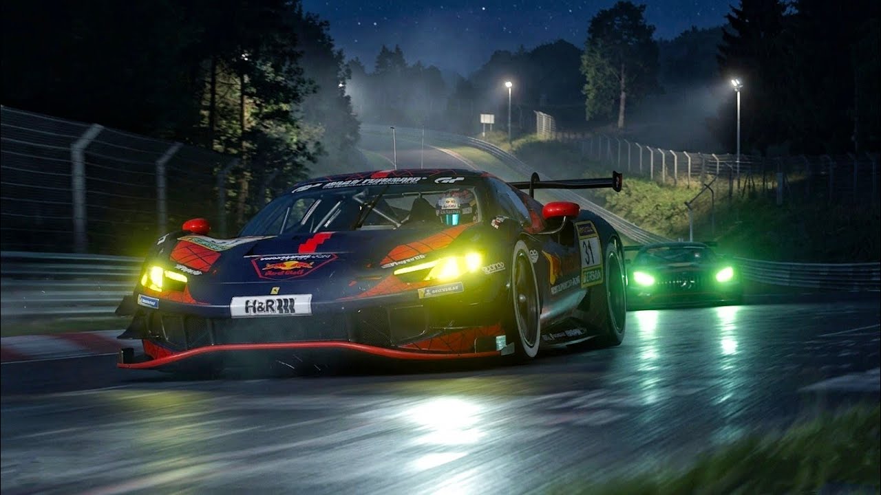 GT7 | Nürburgring Night | Ferrari GT3 POV [4K60FPS] - YouTube