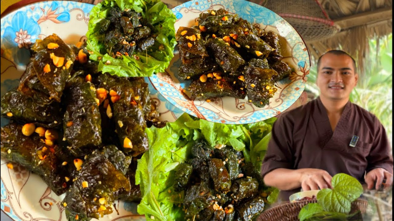 CHẢ LÁ LỐT CHAY Siêu Ngon Nhân Mới Lạ Hấp Dẫn Hơn | Bếp Chay Thầy Lâm ...