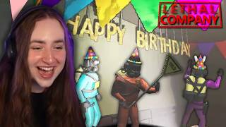 we threw a birthday party in lethal company!