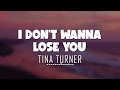 Tina Turner - Don&#39;t Wanna Lose You (Lyrics + Vietsub)