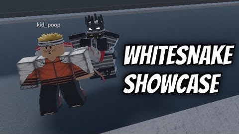WHITESNAKE SHOWCASE | Roblox: Your Bizarre Adventure