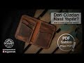 Deri Cüzdan Nasıl Yapılır? Ücretsiz Cüzdan Şablonu! (How to make a leather wallet - Free Pattern)