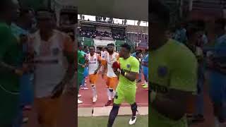 A Guard of Honors By Lobi Stars Players For NPFL Champions, Akwa United