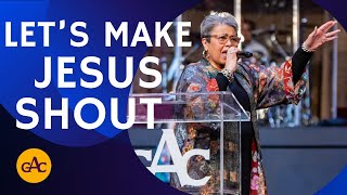 LET'S MAKE JESUS SHOUT | Pastor Elaine Flake | Allen Virtual Experience
