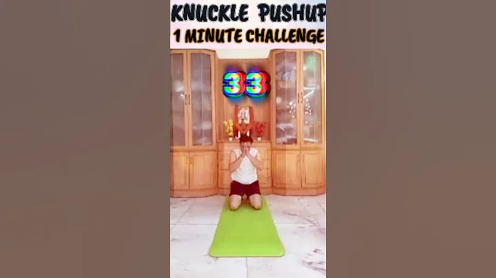 #1minutechallenge - Knuckle Pushups