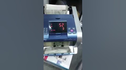 Godrej loose note counting machine with fake note detector mechanism 1 yr warranty sva technologies