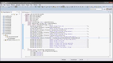 Java 8 tutorial 14 (Streams) - Ways of obtaining a Stream