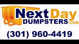 What you need to know before you Rent a Roll Off Dumpster in Maryland.