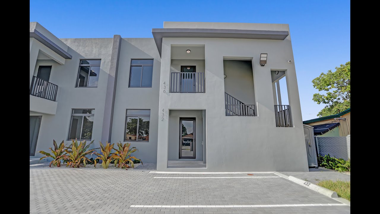 FOR SALE! 432436 E 16 St Hialeah FL Ultra Luxury Duplex New