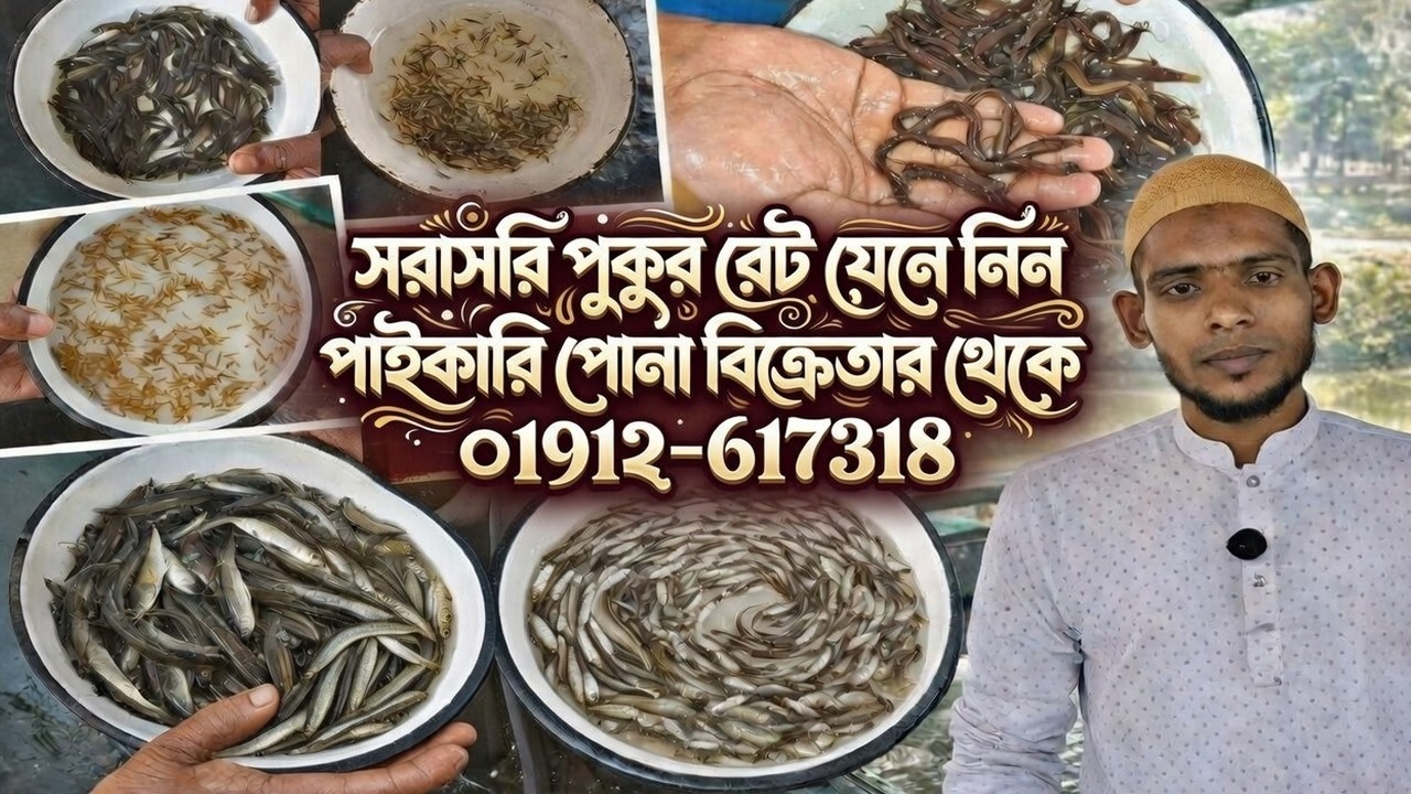 মাছের রেনু পোনার দাম জানুন  রেনু পোনা কোথায় পাবেন
