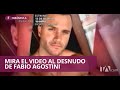 Fabio Agostini postea un video al desnudo en el baño de un hotel  - Jarabe de Pico