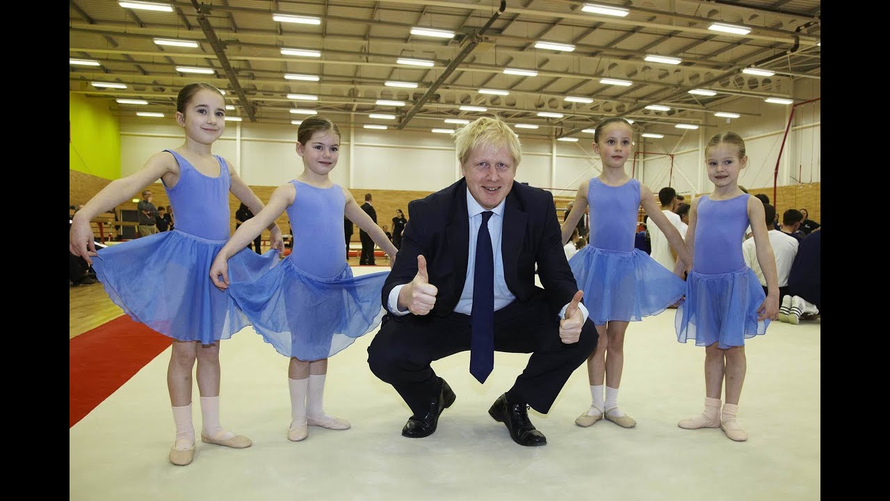 Boris Johnson Opens New Sports Hub In London Youtube