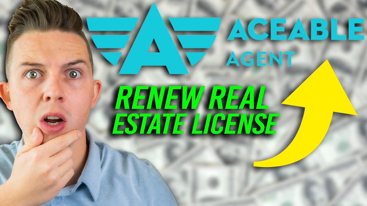 How to Renew Your Texas Real Estate License [Aceable Agent CE] YouTube