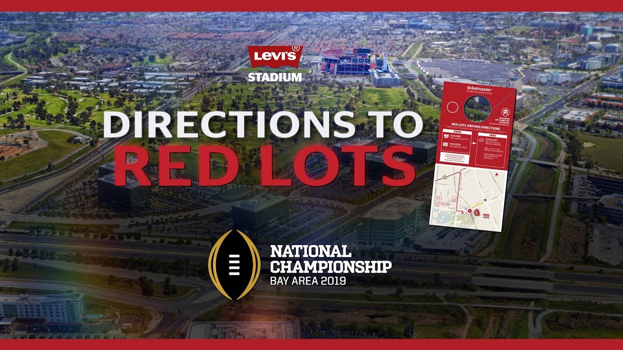 Levi's Stadium Parking - Directions to Red Lots - YouTube