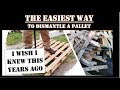 How to easily dismantle a pallet