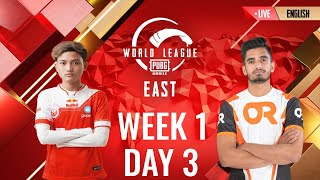[EN] W1D3 - PMWL EAST - Super Weekend | PUBG MOBILE World League Season Zero (2020)
