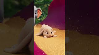🐘❤️ Elephant Saves a Little Bunny! 🐰 | Cute Animal Friendship #Shorts