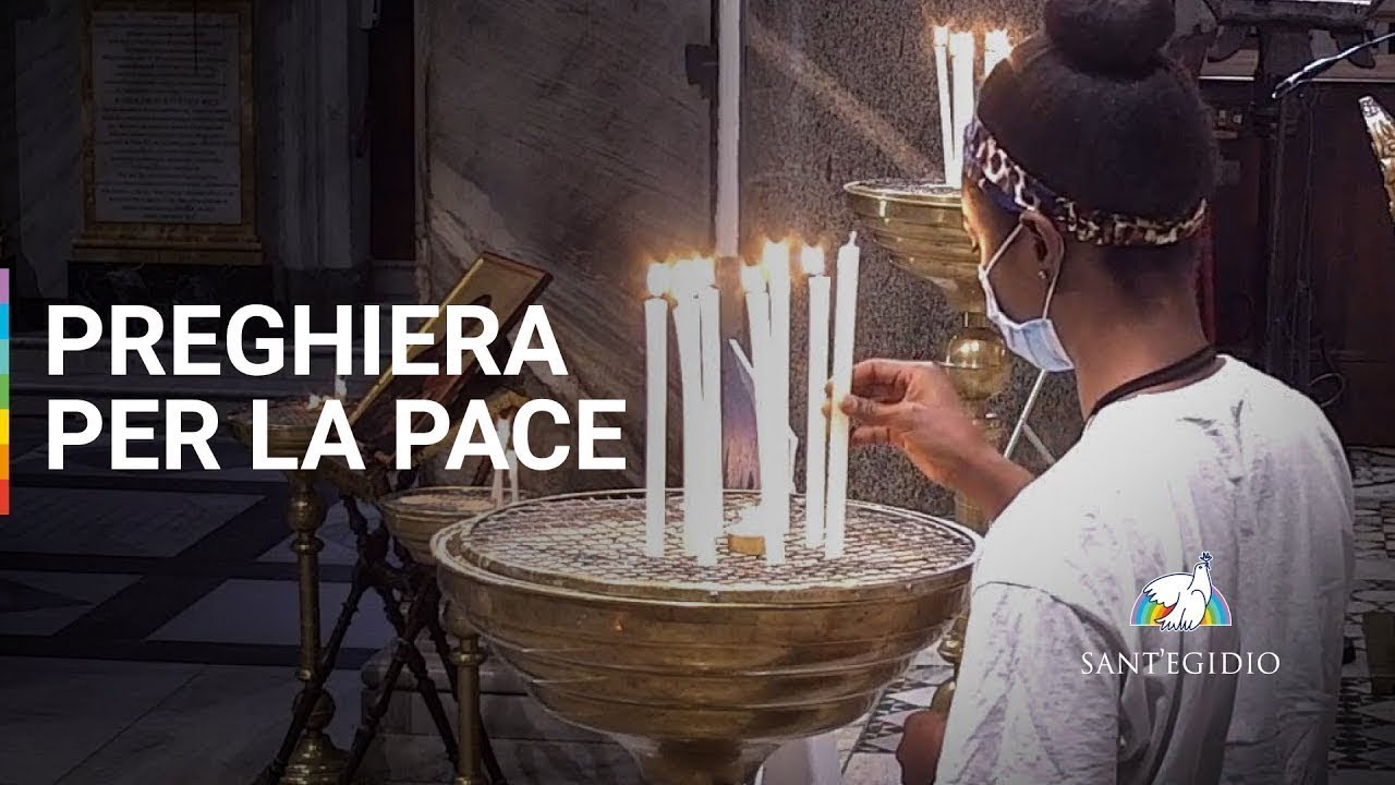 Gebet für den Frieden aus Santa Maria in Trastevere Rom, 16.1.2023