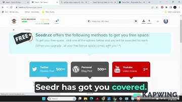 how Seedr has helped me !