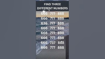 FIND THREE DIFFERENT NUMBERS | Decode The Puzzle–Brain Teasers, Logic Riddles & Math Challenges #iq