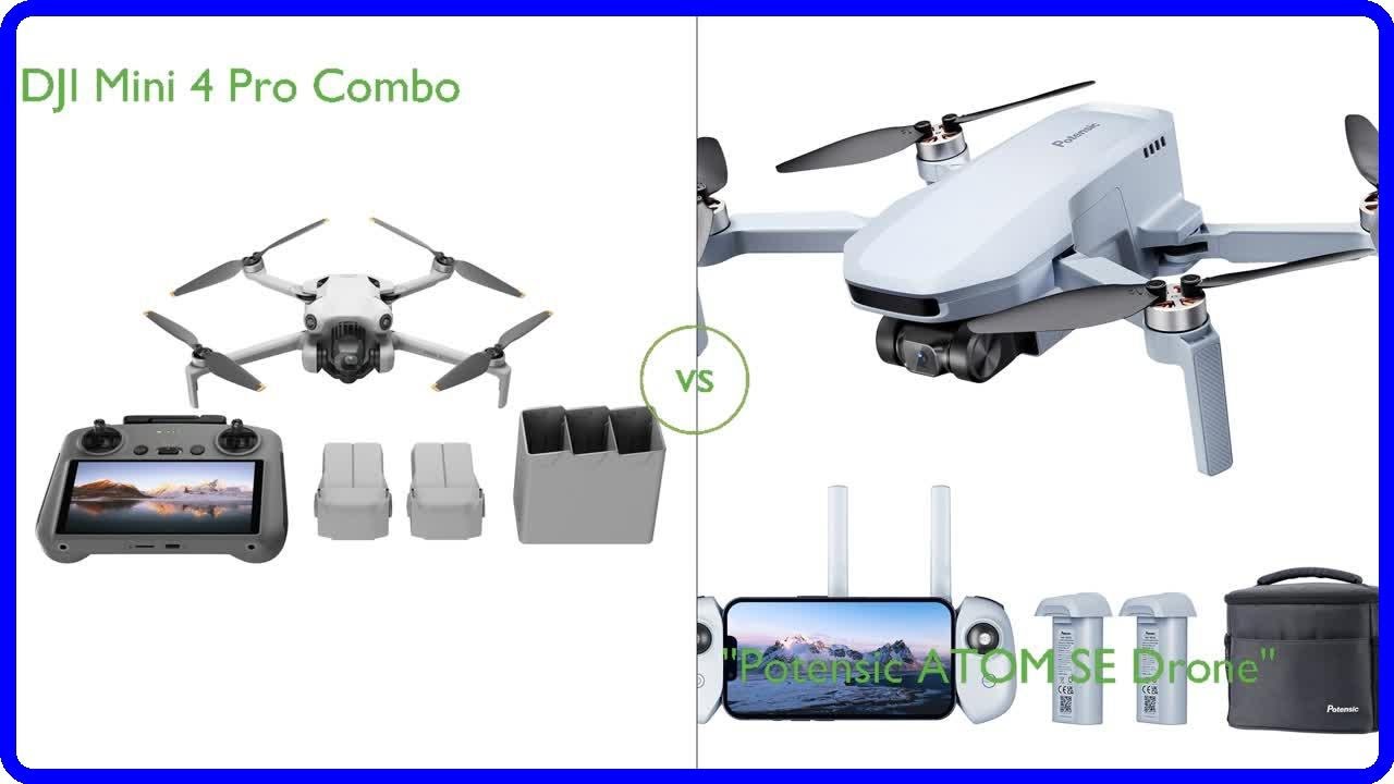 Review DJI Mini 4 Pro Combo vs 