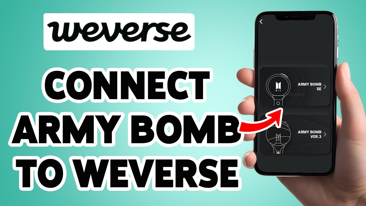 How To Connect Army Bomb To Weverse 2025 | BTS Light Stick Sync Guide | Weverse App