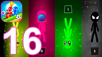 Stickman Party 1 2 3 4 MiniGames - Gameplay Walkthrough Part 16 Tournament Mode Random Funny Games