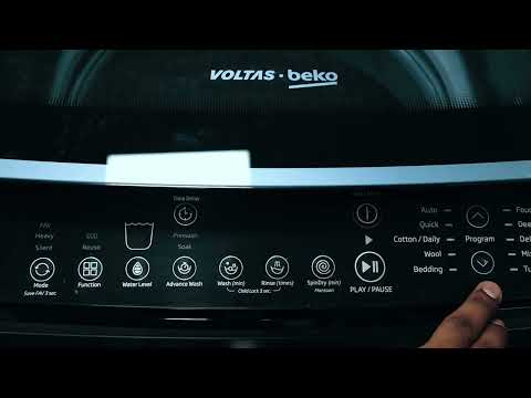 How to Check Display by SFT Mode  in Voltas Beko New Model Top Load Washing Machine  ( WTL70VPSGX )