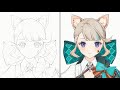 如何畫琳妮特 | 原神 | 琳妮特 | 畫畫教學 | How to draw Lynette | Genshin Impact | Drawing tutorial