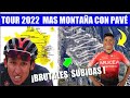 TOUR de FRANCIA 2022 RECORRIDO 🔴 NAIRO Quintana y EGAN Bernal 5 BRUTALES SUBIDAS y PAVE