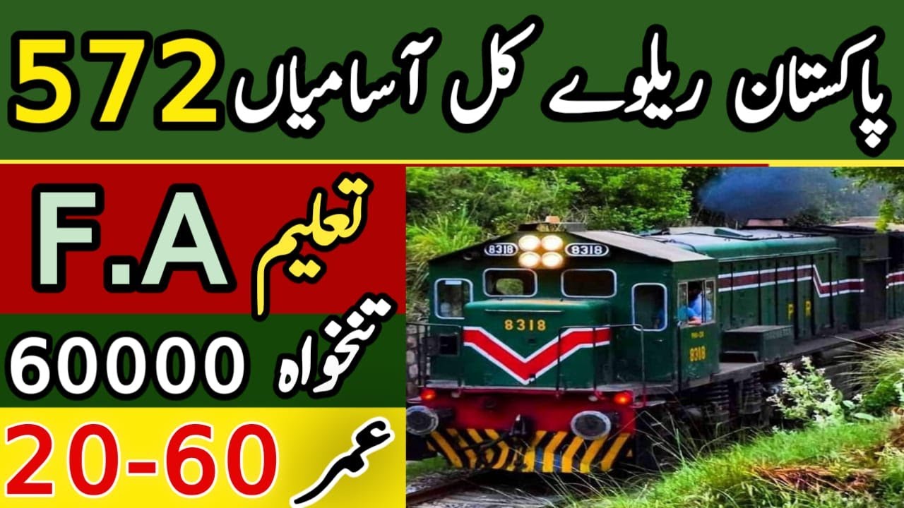 Pak Railways Jobs 2024  | Today Jobs in Pakistan | Latest Jobs in Pakistan | Govt Jobs in Pakistan