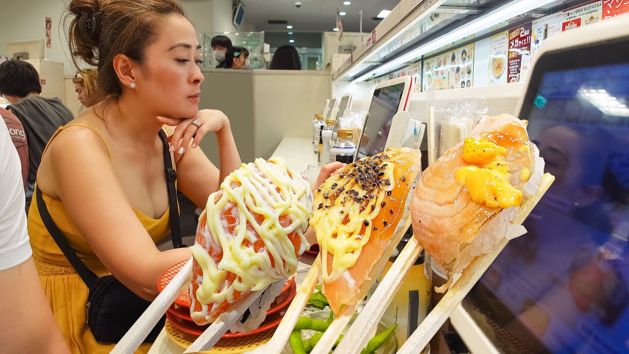 Exploring Tokyo The Best Conveyor Belt Sushi In Shibuya? YouTube