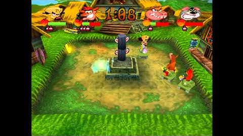 Crash Bash - Jungle Fox Crystal (Co-op with PR)