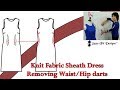 Designing a Knit Sheath Dress without the Waist Dart by Sure-Fit Designs