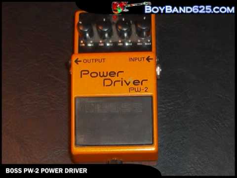 BOSS PW-2 Power Driver electric guitar effects pedal demo - YouTube