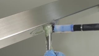 squaretube handrail - removal of annealed colors on rail bars