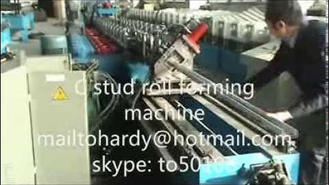 high speed C stud forming machine