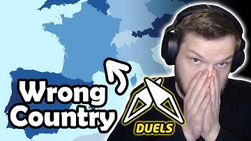 Only WRONG COUNTRIES in Duels - GeoGuessr Gameplay