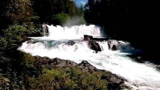 Salto La Leona. Huilo Huilo. Araucanía. Chile.