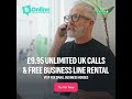 £9 95 UNLIMITED UK CALLS 3