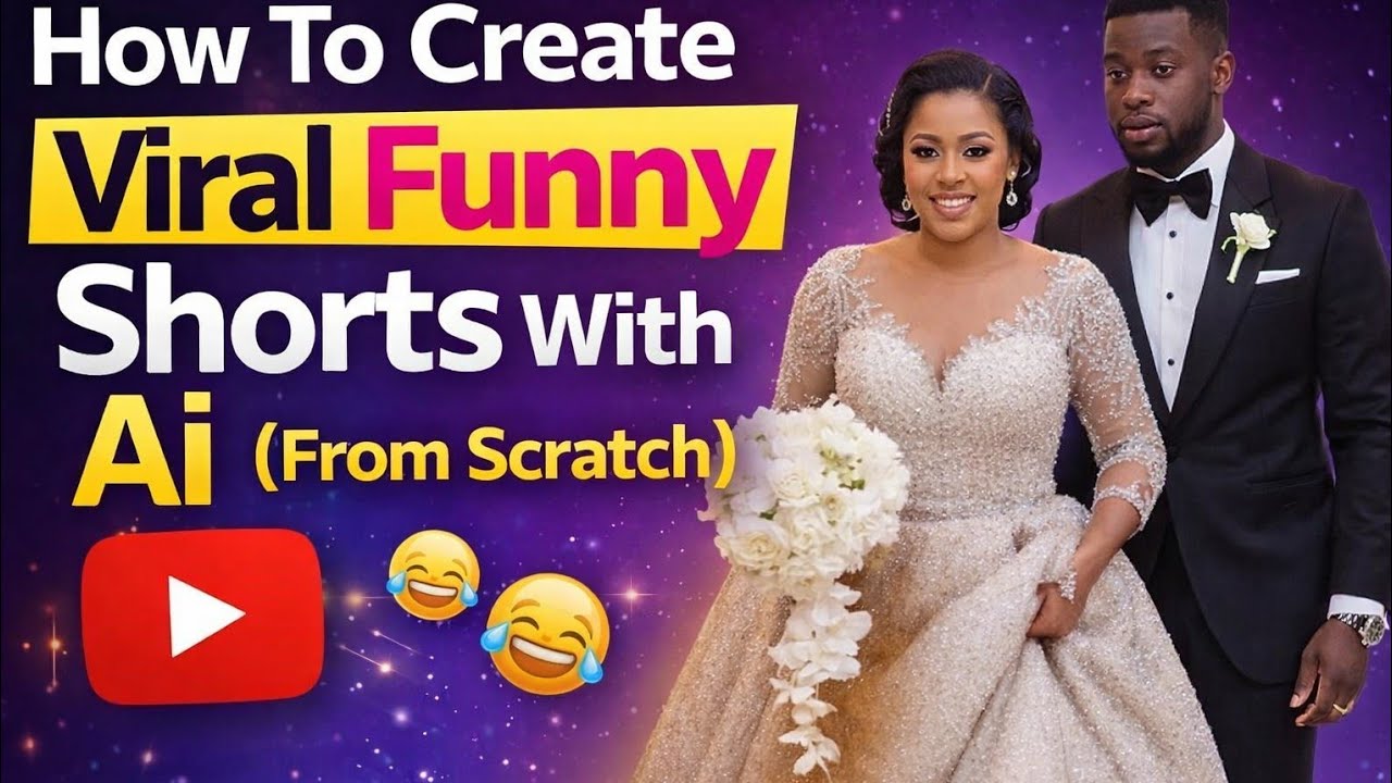 How To Create VIRAL Funny SHORTS With Ai (From Scratch)