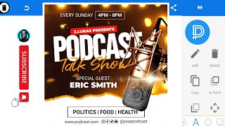 Podcast Talkshow Flyer Design In PixelLab || Pixellab Tutorials Podcast Talkshow Flyer Design In PixelLab || Pixellab Tutorials