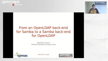 sambaXP 2023: Samba back-end for OpenLDAP