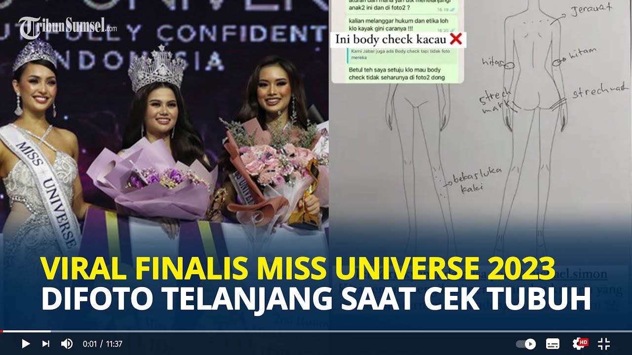 Viral Finalis Miss Universe 2023 Diduga Difoto Tanpa Busana Saat Body Checking Youtube