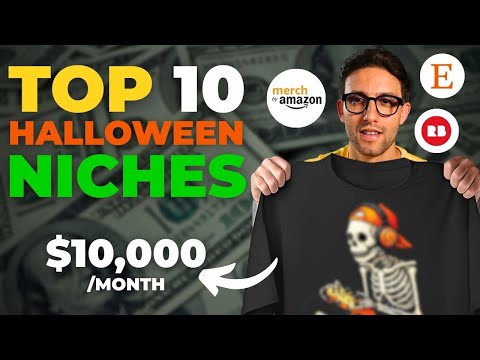 The 10 BIGGEST Halloween Trends & Niches to BLOW UP Your Print on Demand Business