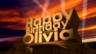 Happy birthday Olivia